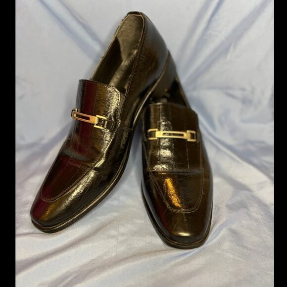 Stacy Adam’s Men Loafer 10M - Black Genuine Leather - Picture 3 of 3